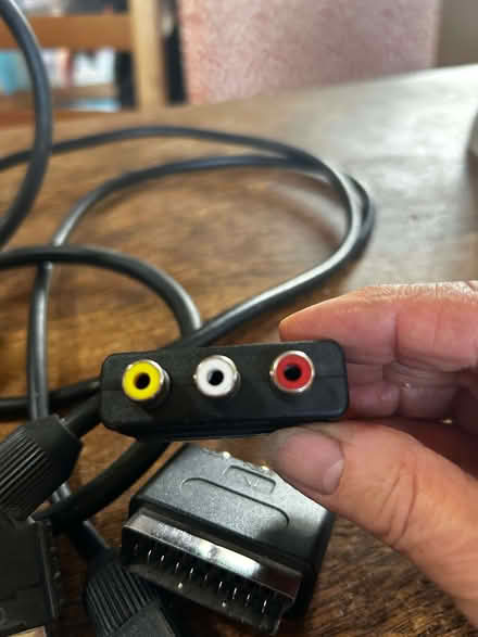 Photo of free 2 scart cables and adapters (Hildenborough TN11) #3