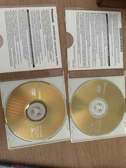 Photo of free 2 DVD-RAM Discs (Lower Island CT5) #1