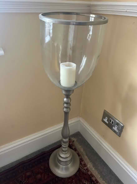 Photo of free Pewter candle holder (Christleton CH3) #1