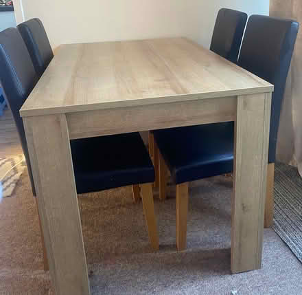 Photo of free Dinning table and chairs (Lancing) #3