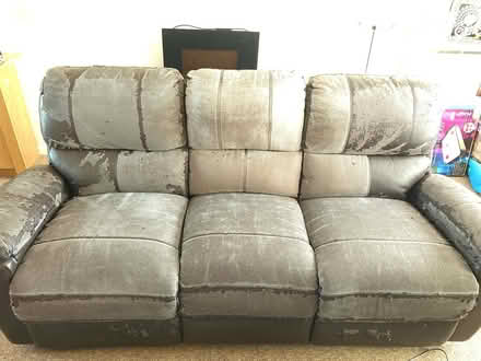 Photo of free 3 seater recliner (Lancing) #3