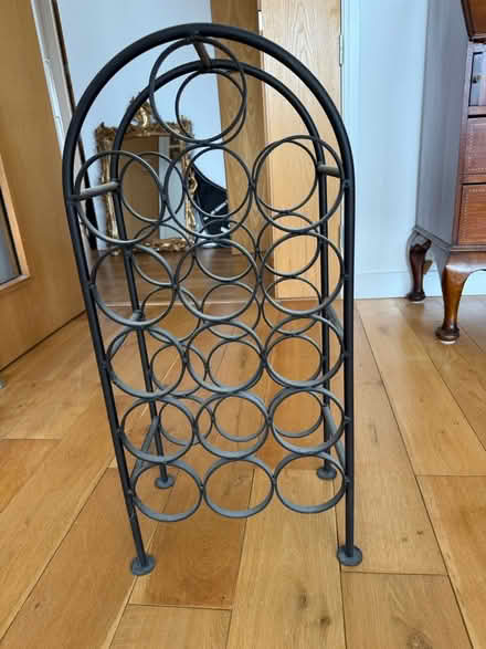 Photo of free Metal wine rack (Milltown, Dublin 6.) #2