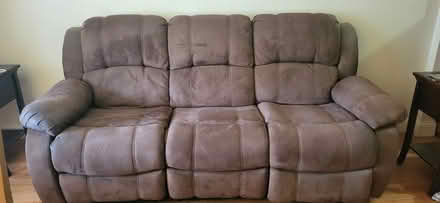 Photo of free Reclining couch (7 Harrington Terr Cambridge) #1
