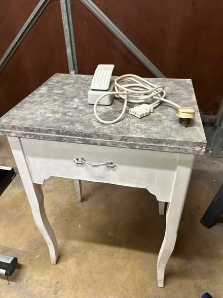 Photo of free Sewing machine in table (Farnham Royal) #1