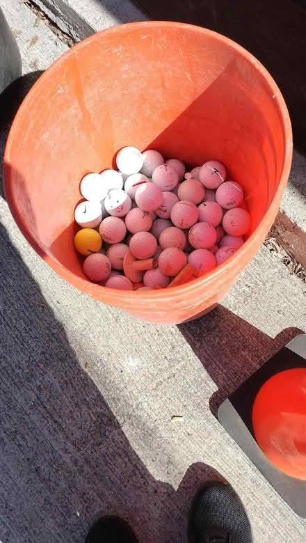 Photo of free one bucket of golf balls (Off Bernardo and El Camino) #1
