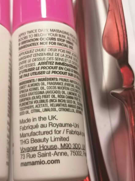 Photo of free Mama Mio Tummy Rub Oil (Blaydon NE21) #2