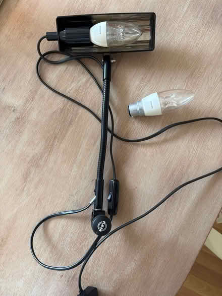 Photo of free Working reading light with clamp (Ashford, Surrey TW15) #1