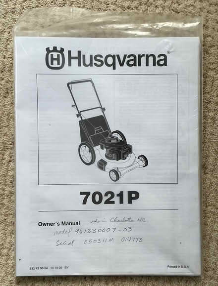 Photo of free Husqvarna lawn mower (Mississauga - Dixie/Bloor) #4