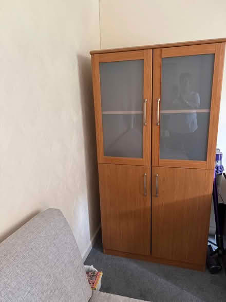 Photo of free Desk and matching cupboard (Bexhill on Sea) #2