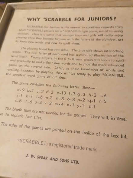 Photo of free Junior Scrabble (Blaydon NE21) #4