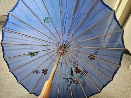 Photo of free Bamboo parisol / sun umbrella (Surbiton, KT6) #2