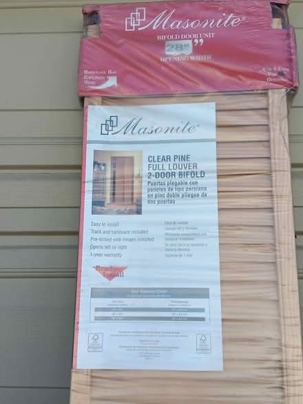 Photo of free Louvered bifold doors (Corte Madera, East side) #1