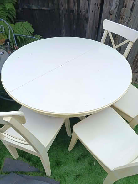 Photo of free IKEA table and chairs (Markinch KY7) #2