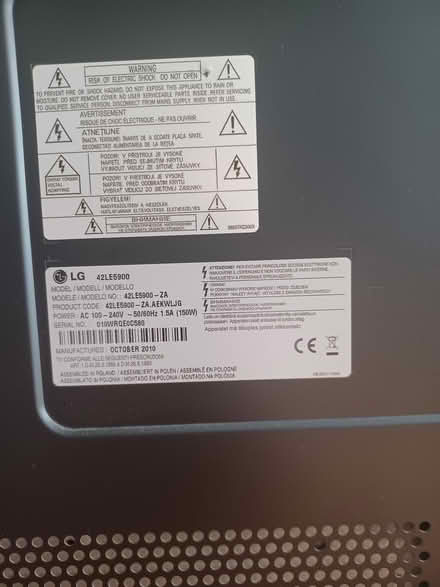 Photo of free LG tv (Brockworth GL3) #2