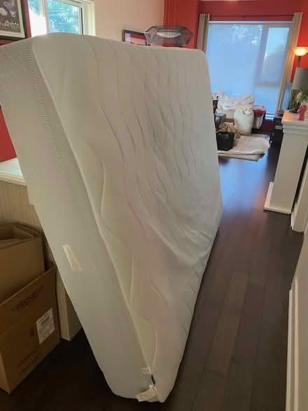 Photo of free Ikea queen bed with storage (Beechwood area) #1