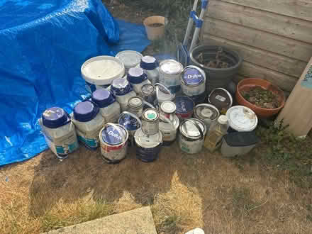 Photo of free Various paints white wood metal (Canada Water SE16) #1