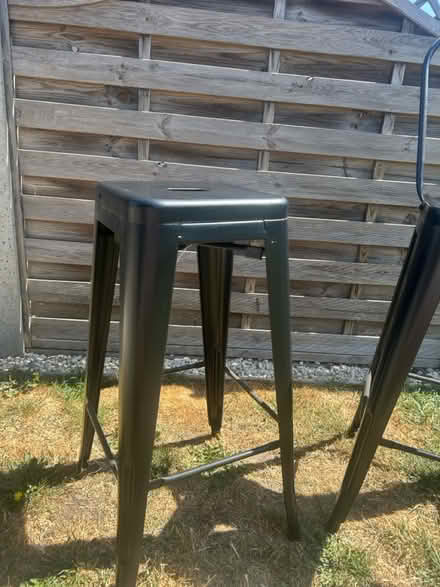 Photo of free Black bar stools x 4 (Cheshunt EN7) #3