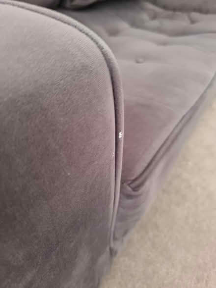 Photo of free Snuggle sofa/ large armchair grey (Manchester M14) #4