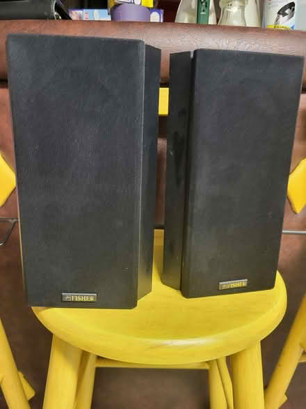 Photo of free 2 Fisher speakers (Winston Churchill & Dundas) #1