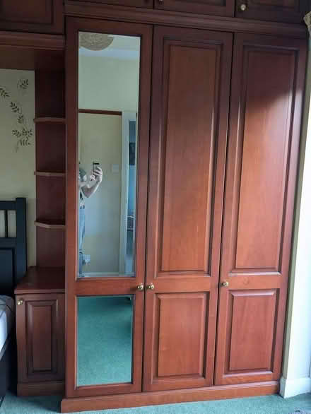 Photo of free Wooden fitted wardrobe dismantled (Sheffield S7 Millhouses) #1