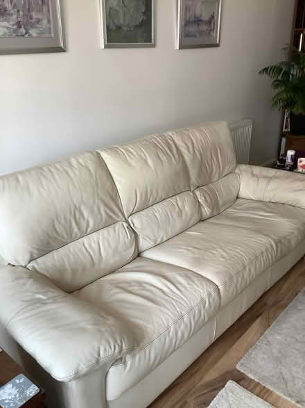 Photo of free Leather sofa (Heysham LA3) #1