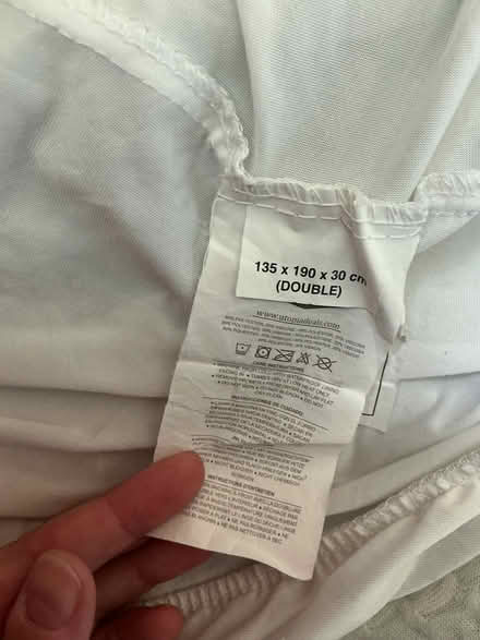 Photo of free Waterproof double mattress protector (Bailiff Bridge HD6) #2