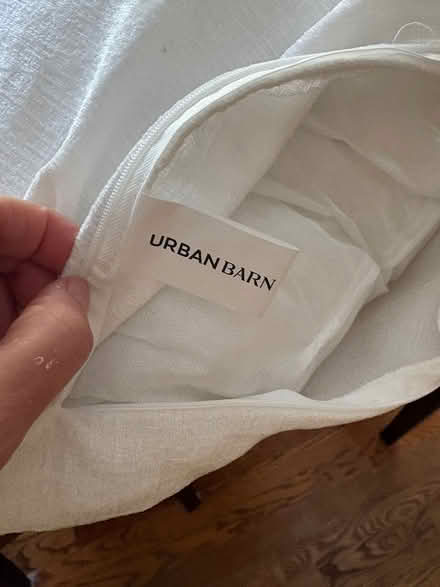 Photo of free 3 Urban Barn Pillows - White (Kanata Lakes) #3