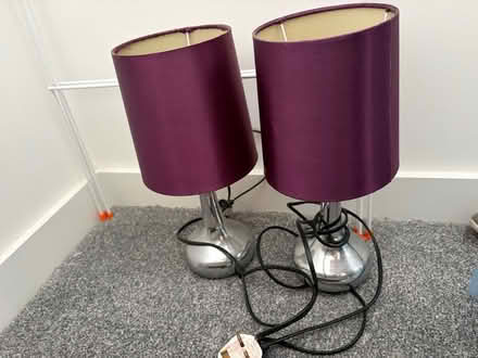 Photo of free 2 touch base Purple lamps (Chirton NE29) #1