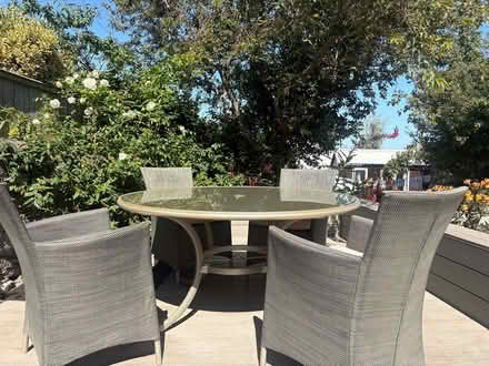 Photo of free Garden table and 4 chairs (Dalkey) #2
