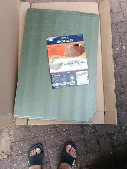 Photo of free 1/2 pack underlay boards for flooring (Royston SG8) #1
