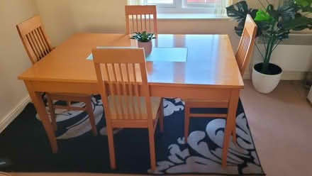 Photo of free Dining table and 6 chairs (Stevenage SG1) #1