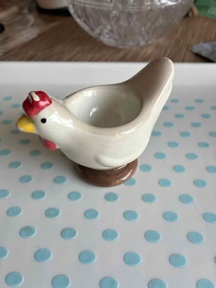Photo of free Ceramic chicken egg cup (Thatcham RG19) #1