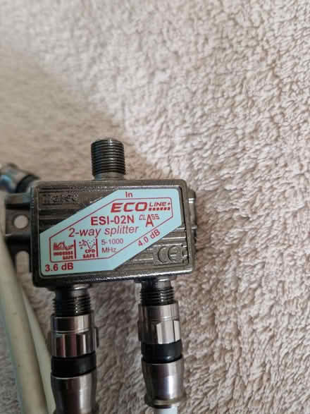 Photo of free 2 way splitter (Juniper Green, EH14) #2
