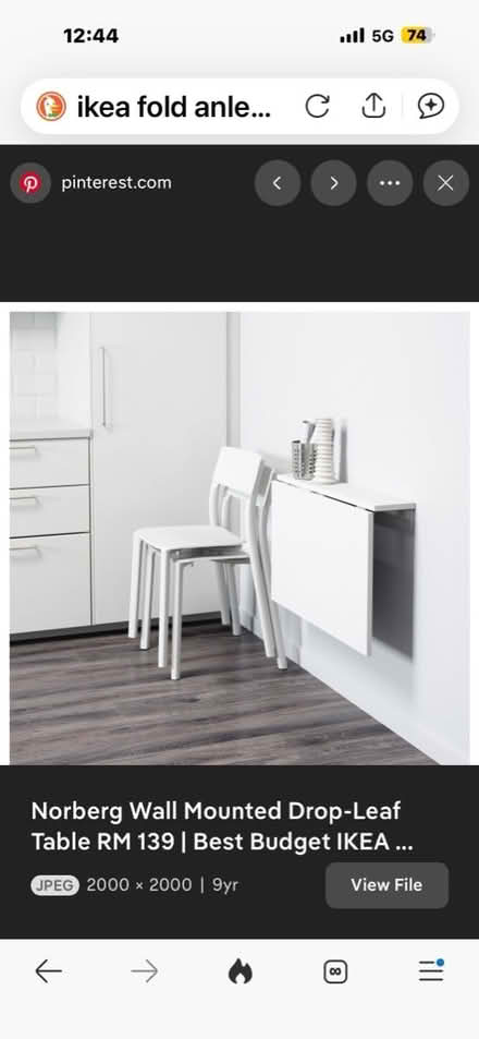 Photo of free IKEA foldable seat (Upper Westside) #1