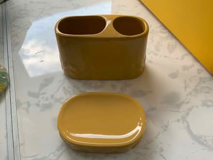 Photo of free Pottery Toothbrush holder and soap dish (Westbrook WA5) #1
