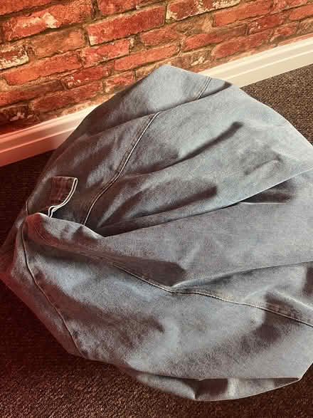 Photo of free Blue Denim bean bag (Bidston CH43) #3
