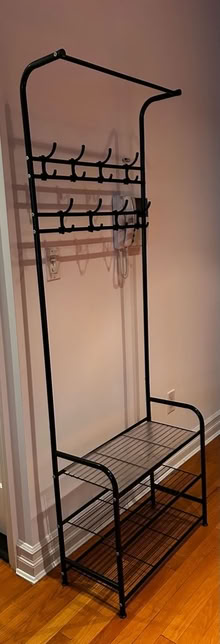 Photo of free Tall Coat/Shoe Rack (Astoria) #2