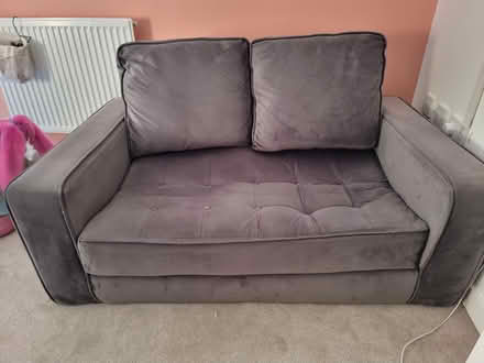Photo of free Snuggle sofa/ large armchair grey (Manchester M14) #2