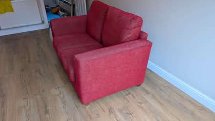 Photo of free Red double sofa (Newton-le-Willows WA12) #2