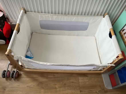 Photo of free SnüzPod3 bassinet & mattress (Beechwood CH43) #2