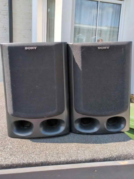 Photo of free Two Sony loudspeakers (Upper Holloway N19) #1