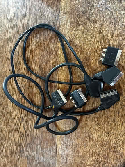 Photo of free 2 scart cables and adapters (Hildenborough TN11) #1