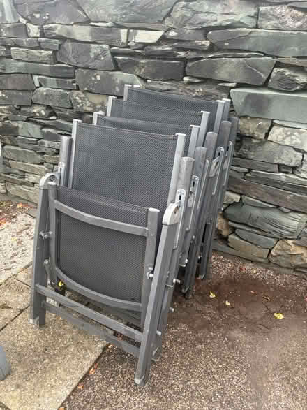 Photo of free 5 x outdoor chairs (Windermere LA23) #2