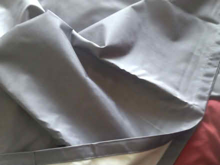 Photo of free Pale grey curtains (Thorpe St Andrew NR7) #1