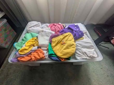 Photo of free Various washable cloth nappies, sizes 1 & 2, good condition (Hall Green B28) #2