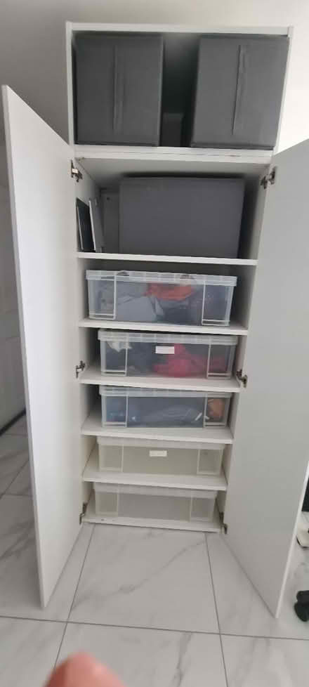 Photo of free Double Wardrobe/Storage Unit (Kingsnorth TN25) #2