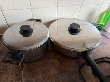 Photo of free Fry pan & pot with lids (Dagenham RM9) #1