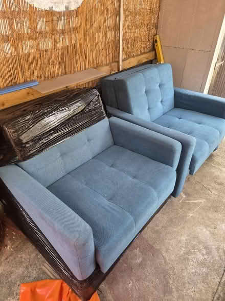 Photo of free 2 single sofa beds with storage (Wood End UB6) #3