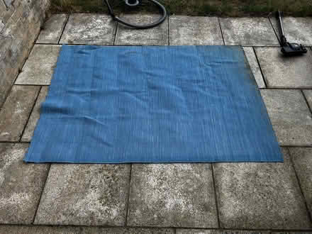 Photo of free Blue wool rug (Glencullen) #1