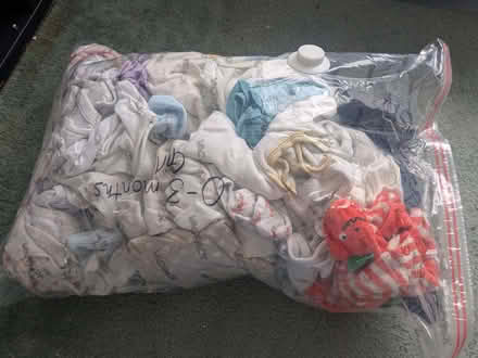Photo of free Bag of baby clothes 0-3 months, good condition (Hall Green B28) #1
